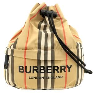 💎✨BEAUTIFUL✨💎Authentic Burberry Nova Plaid Nylon Drawstring Bag